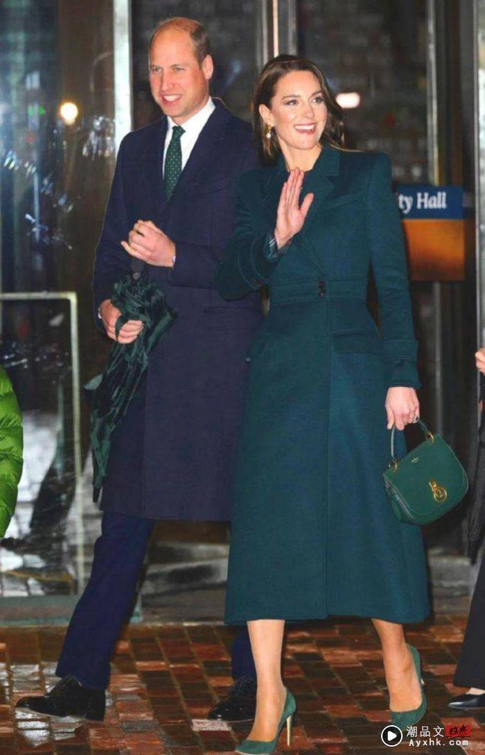 凯特王妃全身绿色搭配却不显得俗气